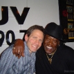 Dennis Elsas with Clarence Clemons