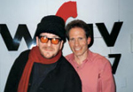 Dennis Elsas with Elvis Costello